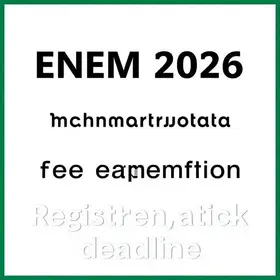 isenção da taxa de inscrição