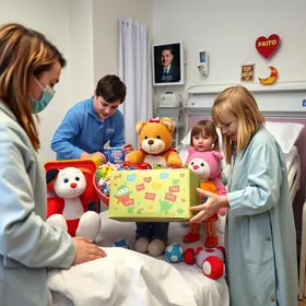 Fatec Ivaiporã doa brinquedos ao Hospital Regional